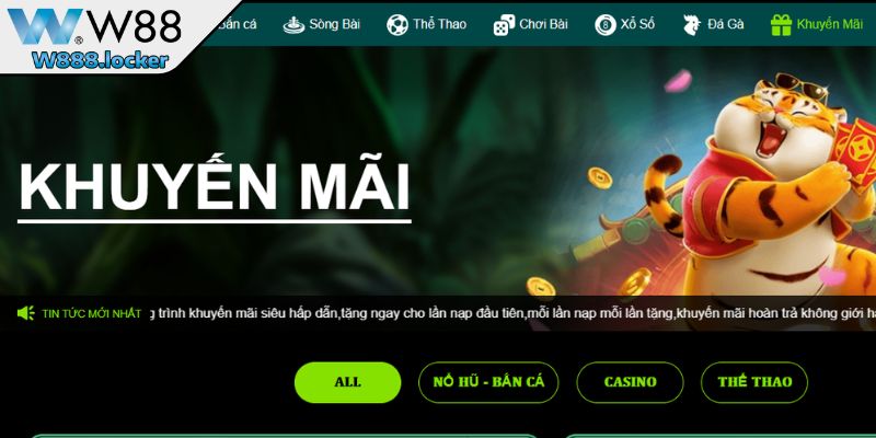 Khuyến mãi W88 độc quyền đến từ những đại lý
